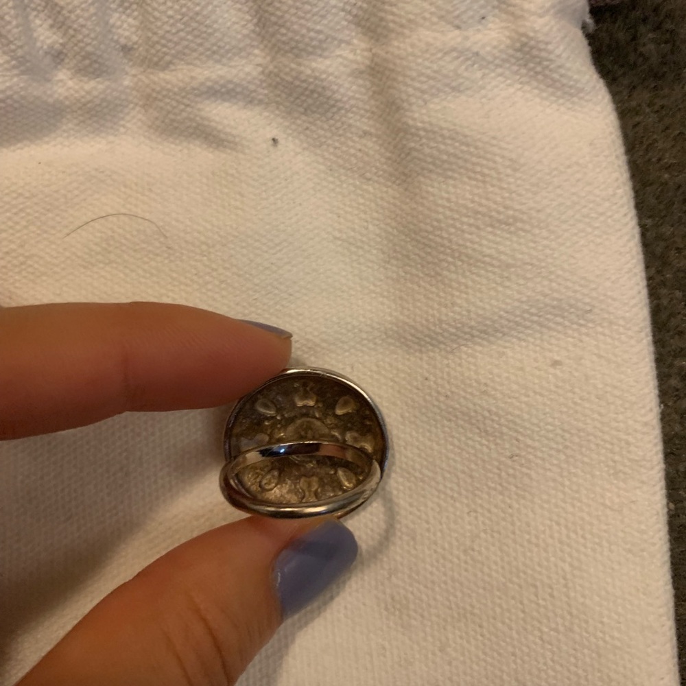 Tous Silver Medallion Ring - Picture 2 of 3